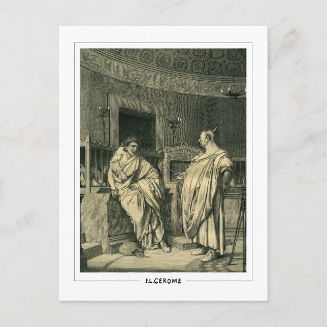 Jean-Léon Gérôme #167 - Cartão postal de arte (Frente)