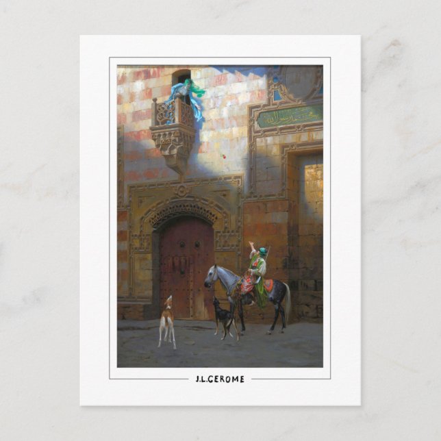 Jean-Léon Gérôme #186 - Cartão postal de arte (Frente)