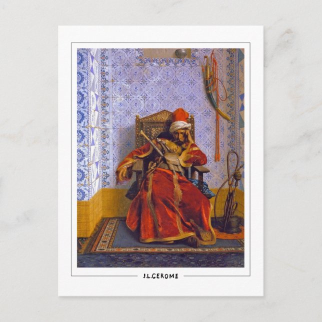 Jean-Léon Gérôme #192 - Cartão postal de arte (Frente)