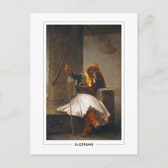 Jean-Léon Gérôme #197 - Cartão postal de arte (Frente)