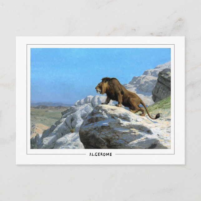 Jean-Léon Gérôme #229 - Cartão postal de arte (Frente)