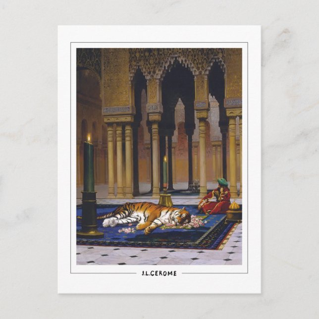 Jean-Léon Gérôme #28 - Cartão postal de arte (Frente)