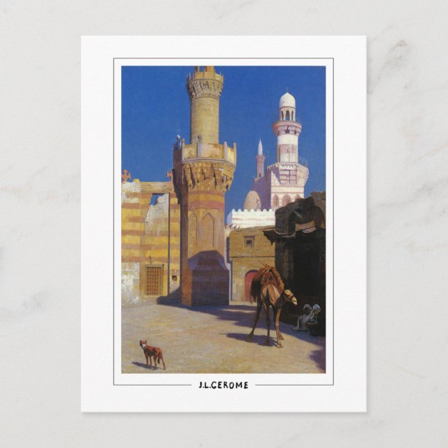 Jean-Léon Gérôme #317 - Cartão postal de arte (Frente)