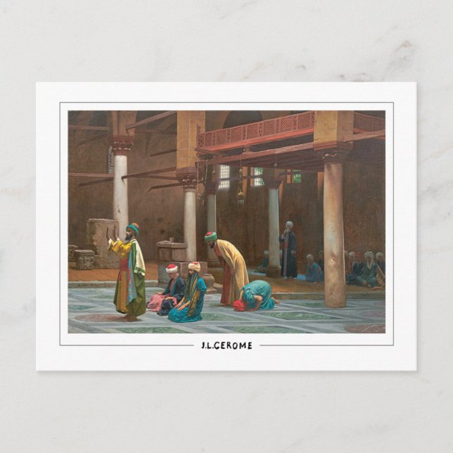 Jean-Léon Gérôme #350 - Cartão postal de arte (Frente)
