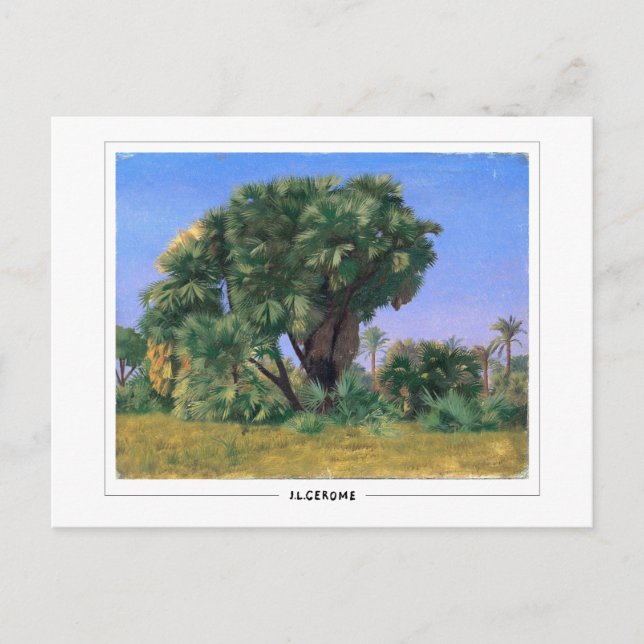 Jean-Léon Gérôme #353 - Cartão postal de arte (Frente)