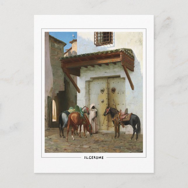 Jean-Léon Gérôme #37 - Cartão postal de arte (Frente)