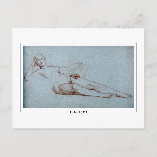 Jean-Léon Gérôme #38 - Cartão postal de arte (Frente)