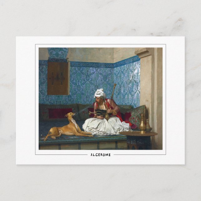Jean-Léon Gérôme #50 - Cartão postal de arte (Frente)