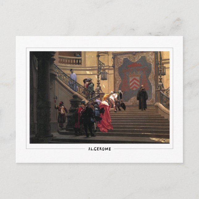Jean-Léon Gérôme #61 - Cartão postal de arte (Frente)