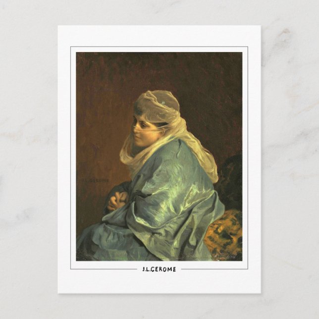 Jean-Léon Gérôme #7 - Cartão postal de arte (Frente)