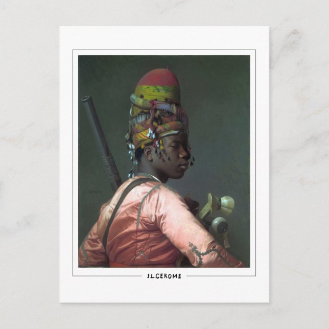 Jean-Léon Gérôme #91 - Cartão Postal de Arte (Frente)