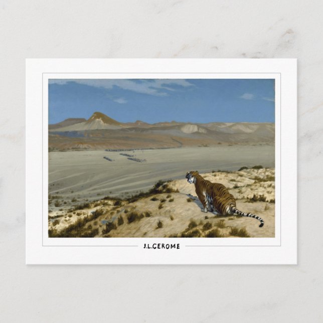 Jean-Léon Gérôme nº 10 - Cartão postal de arte (Frente)