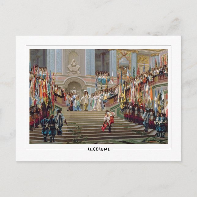 Jean-Léon Gérôme nº 42 - Cartão postal de arte (Frente)