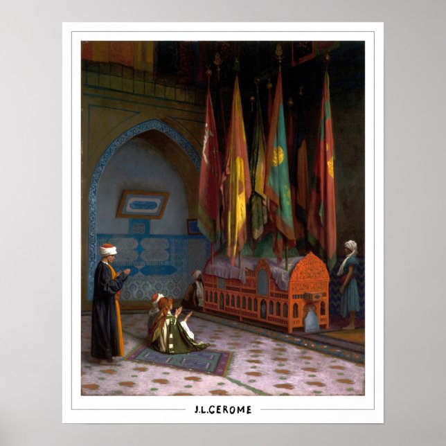 Jean-Léon Gérôme Zedign Art Poster #338 (Frente)