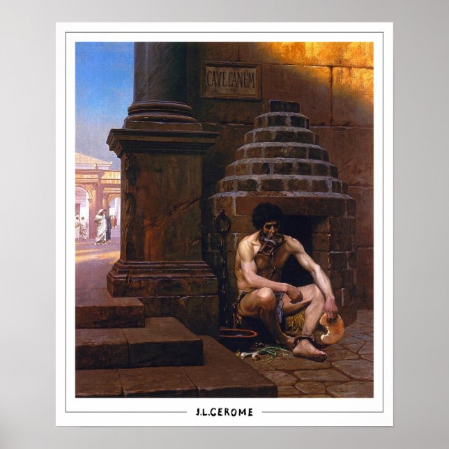 Jean-Léon Gérôme Zedign Art Poster nº 111 (Frente)