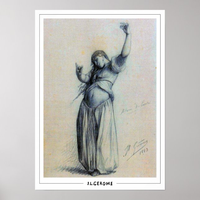 Jean-Léon Gérôme Zedign Art Poster nº 115 (Frente)