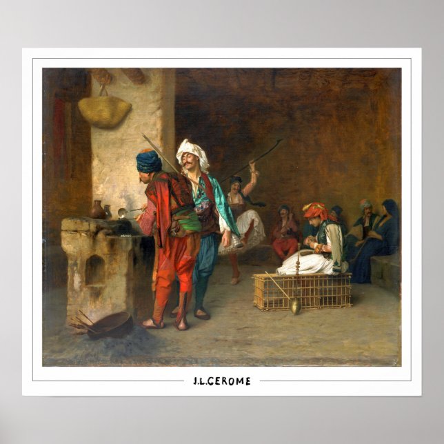 Jean-Léon Gérôme Zedign Art Poster nº 118 (Frente)