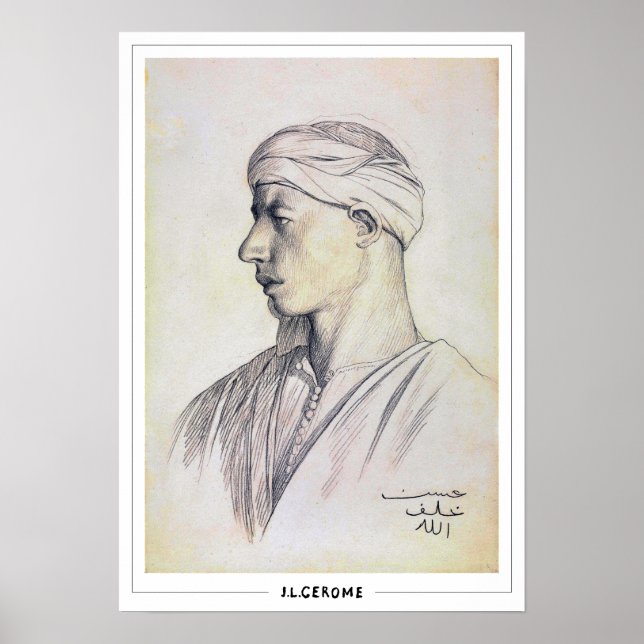 Jean-Léon Gérôme Zedign Art Poster nº 12 (Frente)