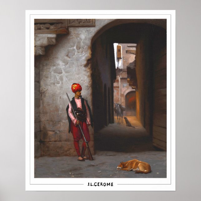 Jean-Léon Gérôme Zedign Art Poster nº 13 (Frente)