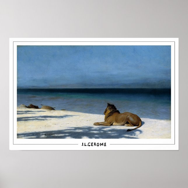 Jean-Léon Gérôme Zedign Art Poster nº 138 (Frente)