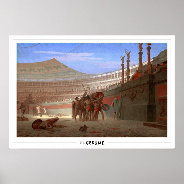 Jean-Léon Gérôme Zedign Art Poster nº 150 (Frente)