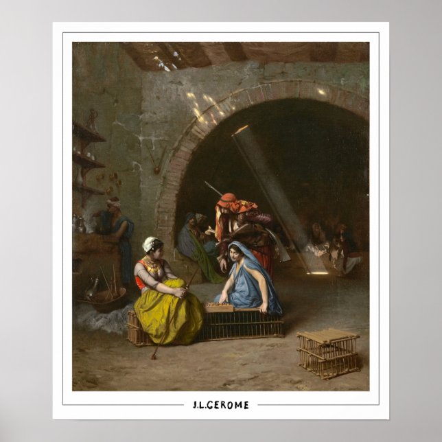 Jean-Léon Gérôme Zedign Art Poster nº 18 (Frente)