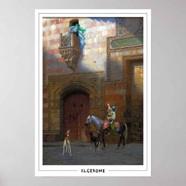 Jean-Léon Gérôme Zedign Art Poster nº 186 (Frente)