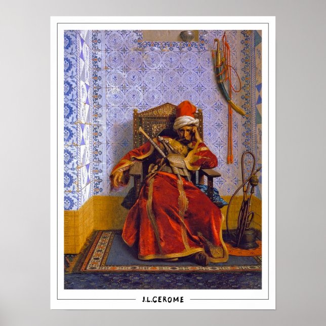 Jean-Léon Gérôme Zedign Art Poster nº 192 (Frente)