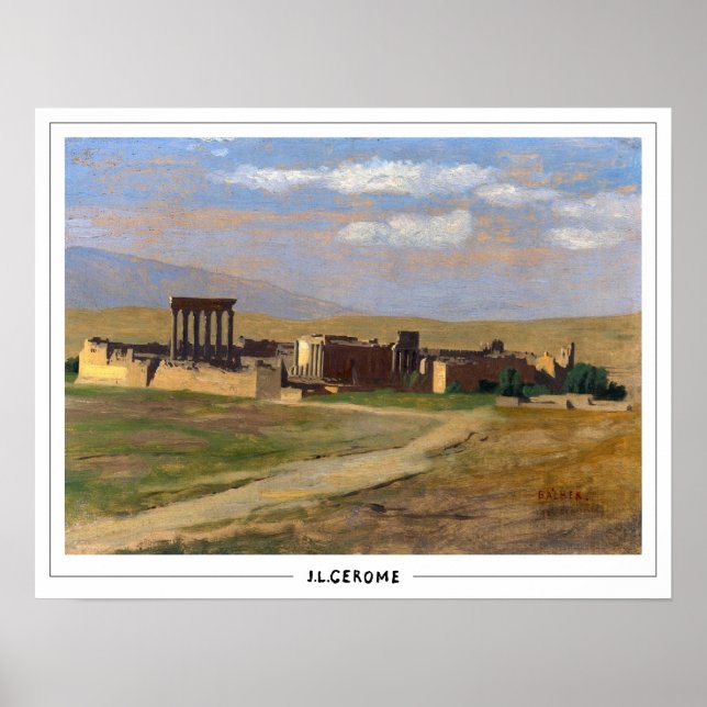 Jean-Léon Gérôme Zedign Art Poster nº 6 (Frente)