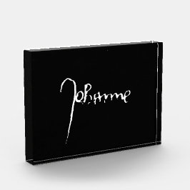 Jeanne d'Arc Saint Joan Heilige Johanna Signature