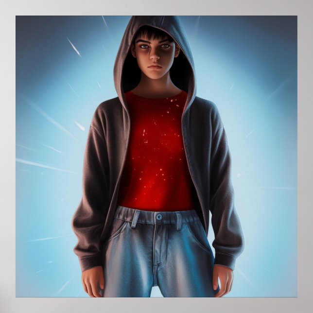 Jeans do modo poster (Frente)