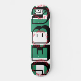 JEBU JMT NIGERIA 8, 1/4", skateboard Deck