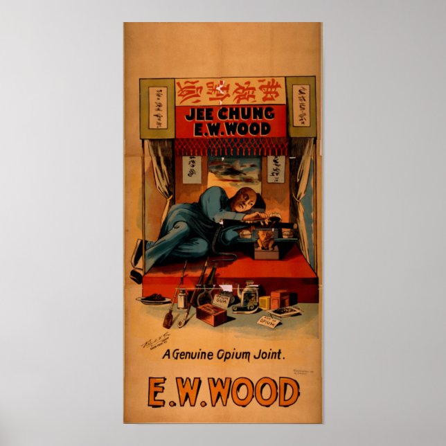 JEE CHUNG Genuine Opium Joint VAUDEVILLE Poster (Frente)