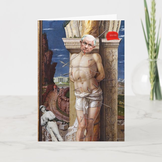 Jeff Sessões Sem Colusão Cartão de Aniversário (Frente)