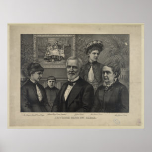 Jefferson Davis e impressão da litografia da