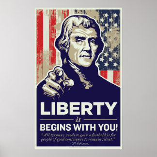 Jefferson Liberty Começa Com Você Impressão