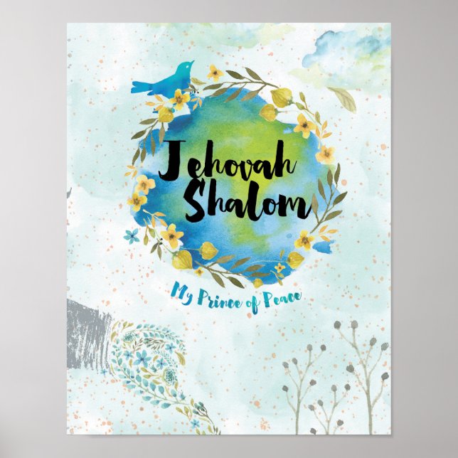 Jehovah Shalom - Príncipe da Poster de Paz (Frente)