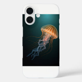 Jellyfish Elegance: iPhone 16 de inspiração marinh