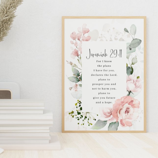 Jeremiah 29:11, Bíblia Verse Poster (Criador carregado)
