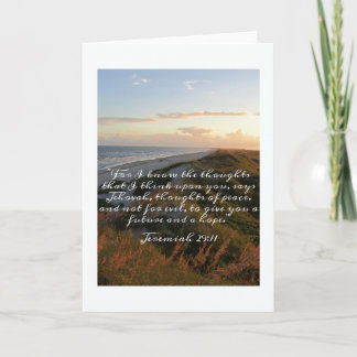 Jeremiah 29:11 Bloco de Notas Dobrado