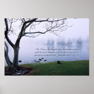 Jeremiah 29:11 Poster de Escritura