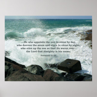 Jeremiah 31:35 POSTER Impressão