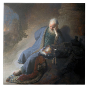 Jeremiah Lamentando a queda de Jerusalém, Rembrand