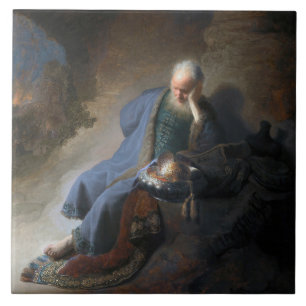 Jeremias lamentando a queda de Jerusalém, Rembrand