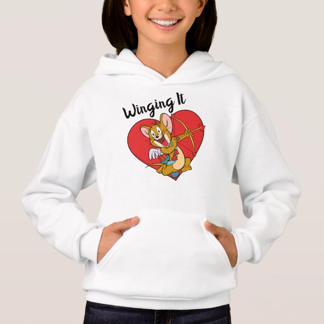 Jerry Mouse Vestido como Namorados Cupido (Frente)