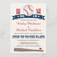 Jersey Baseball Considerou Convites De Casamento