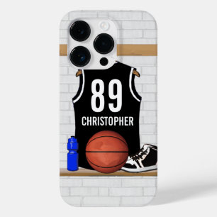 Jersey, um jogador de basquete preto e branco pers