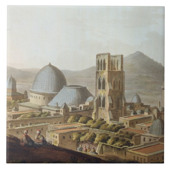 Jerusalem com a igreja do Sepulchre santamente, p (Frente)