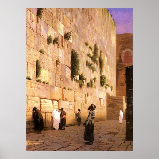 JERUSALÉM DA PAREDE DO SOLOMON - IMPRESSÕES - POST (Frente)