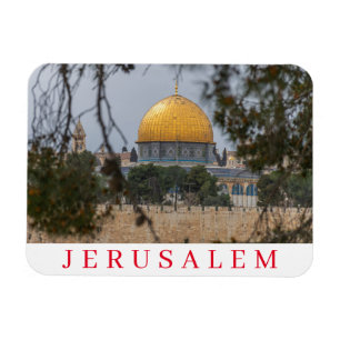 Jerusalém Dome do ímã de exibição Rock